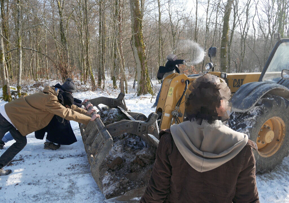 2018 - Bure : les occupants du bois Lejuc évacués par la force