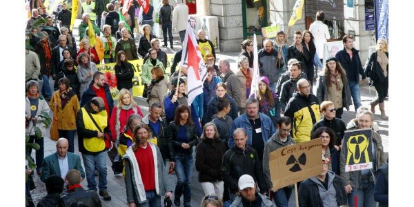 2012 - 400 manifestants anti-nucléaire à Metz